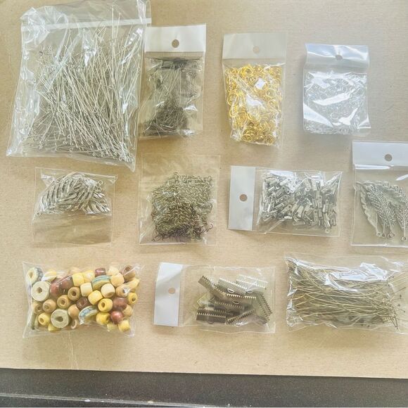 Over 10 Bundles of Assorted Jewelry Making Supplies - Picture 1 of 12